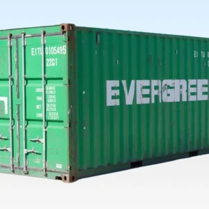 20ft Used Evergreen Shipping Container – High-Grade