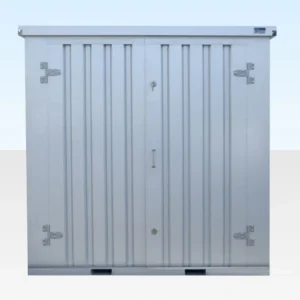 2m Flat Pack Storage Container – Galvalume