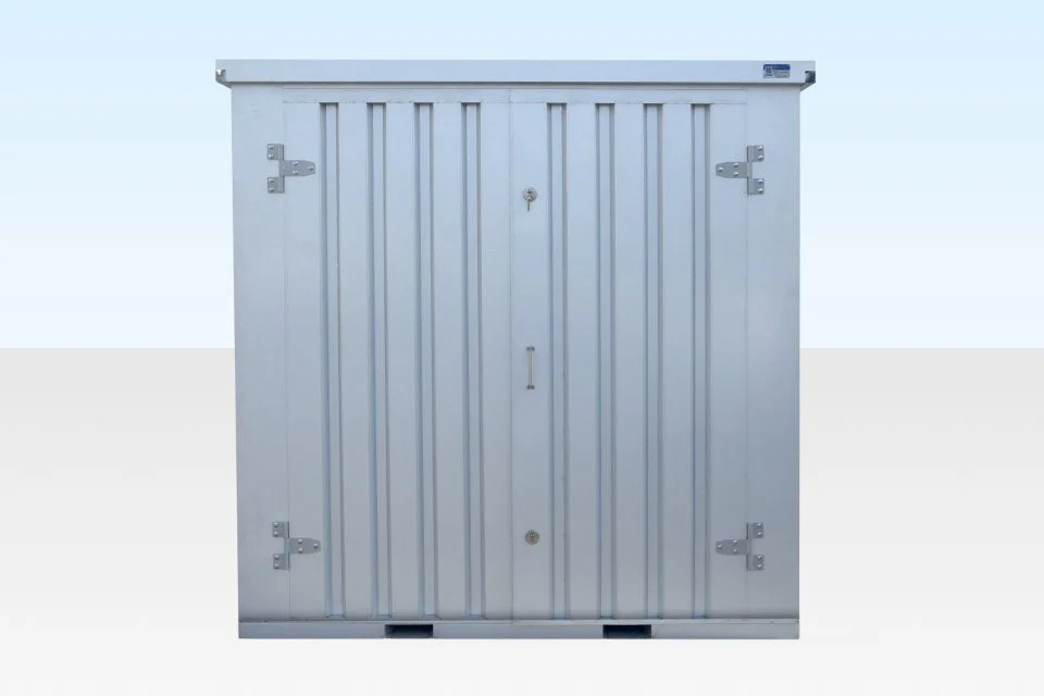 2m Flat Pack Storage Container – Galvalume3