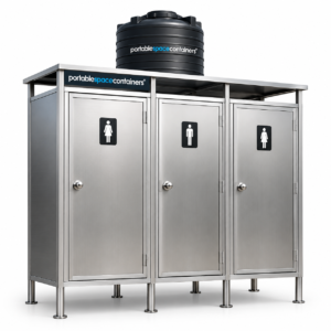 Buy 4x 4x8.6 Feet Mild Steel Portable Toilet Online