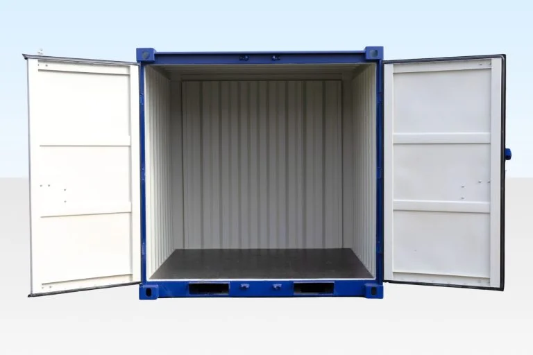 Portable-Space-08ft-Blue-Containex-Storage-Container-Open-768x512