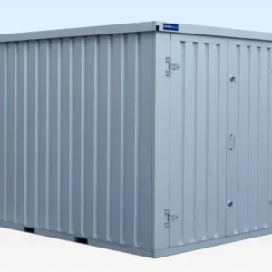 3m Flat Pack Storage Container – Galvalume