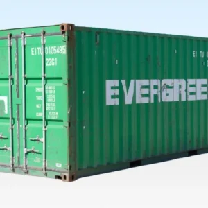 20ft Used Evergreen Shipping Container – High-Grade